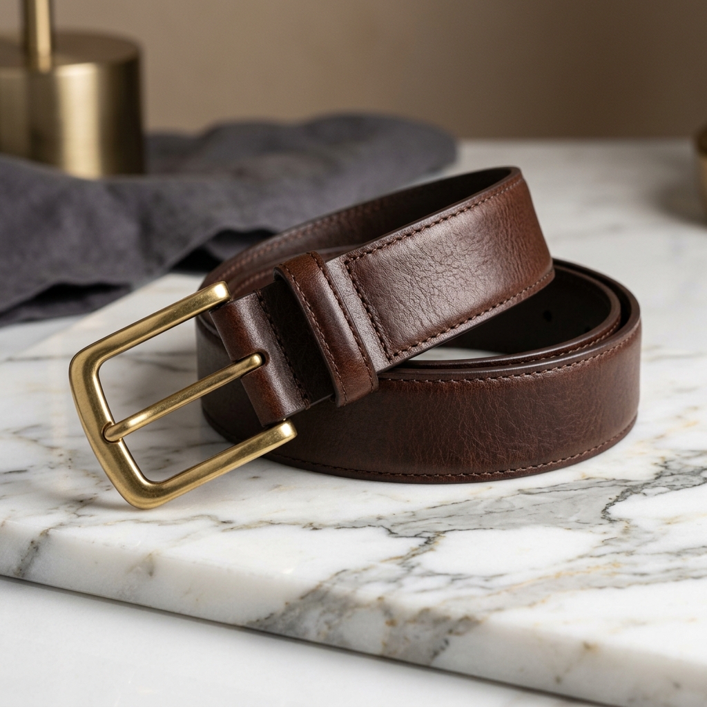Classic Genuine Leather Belt - Image 4