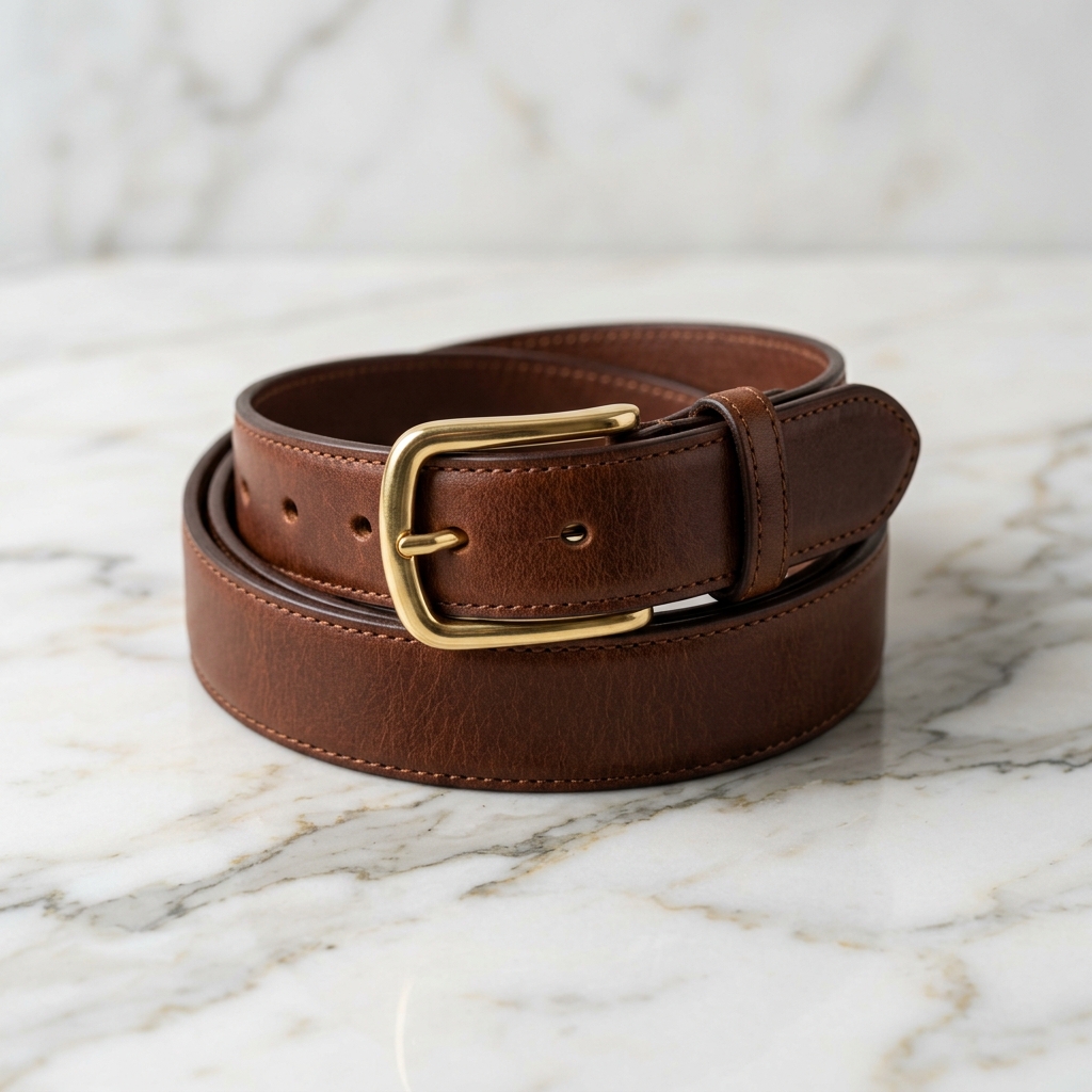 Classic Genuine Leather Belt - Image 2