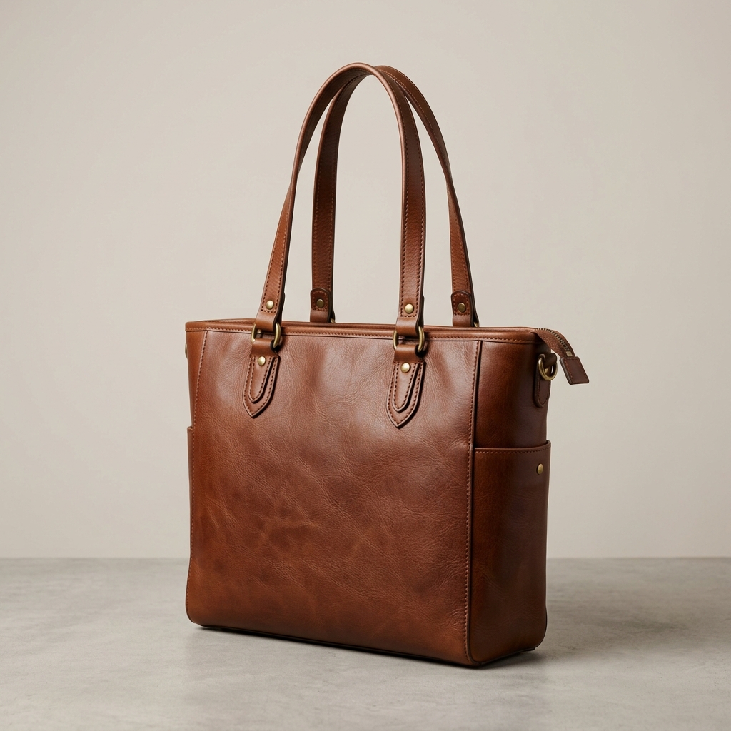 Elegant Leather Tote Bag