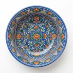 Handmade Multani Blue Pottery Decorative Bowl – Pakistani Ceramic Art