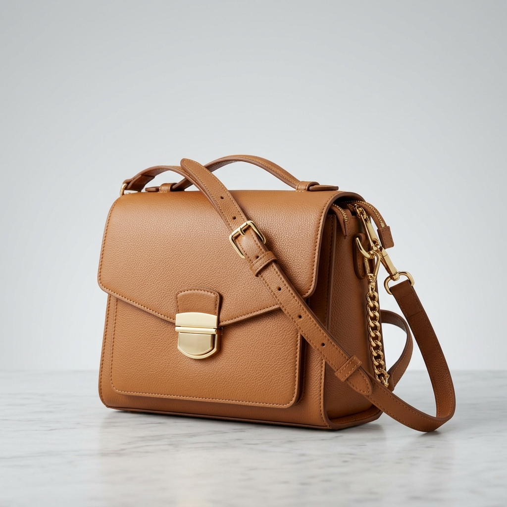 Luxury Crossbody Leather Bag - Image 3