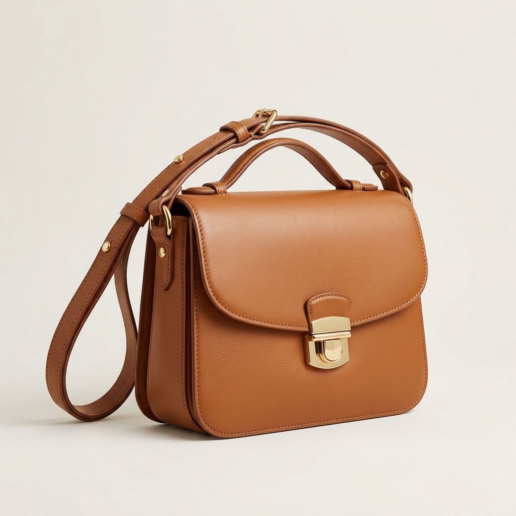 Luxury Crossbody Leather Bag - Image 2