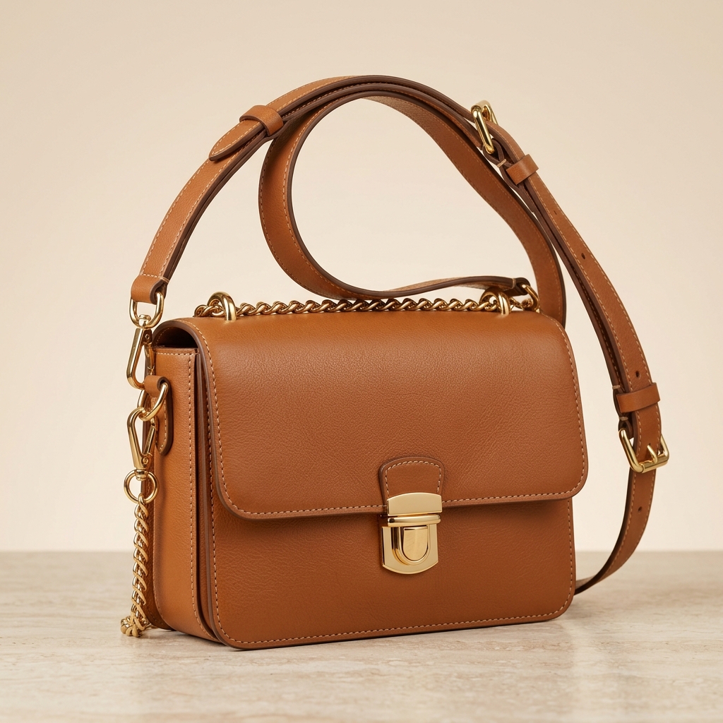 Luxury Crossbody Leather Bag - Image 4